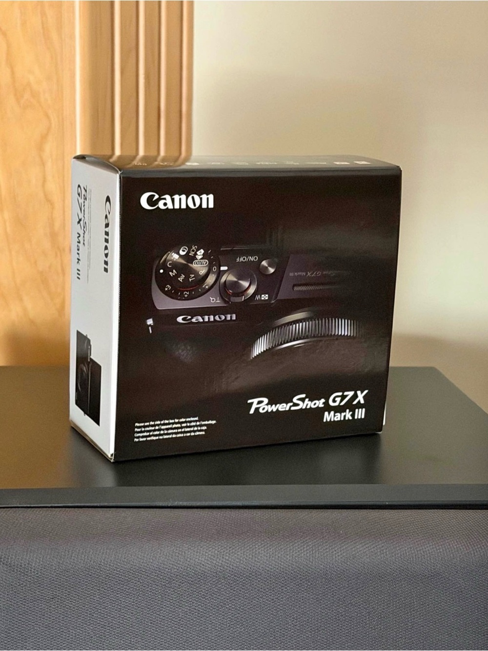 Canon PowerShot G7 X Mark III Camera Box - Black